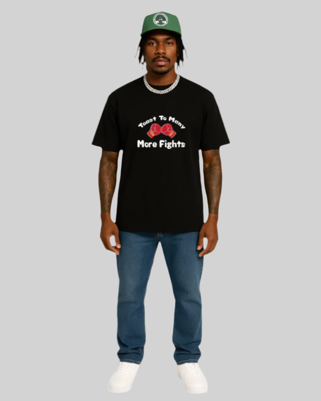 TOAST TO MANY MORE FIGHTS OVERSIZED T-SHIRT FOR MEN